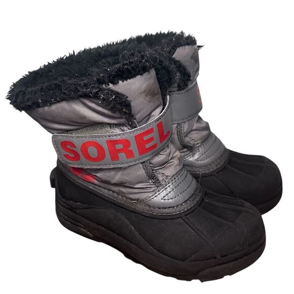 Sorel Kids Snow Commander Insulated Boot Little Boys Size 13 - Picture 1 of 6
